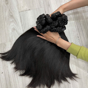 Meilleure Vente : Cheveux Humains Vierges Vietnamiens Super Double Trame, Texture Lisse Soyeuse, Pointes Épaisses et Pleines, Qualité Premium - Product Image 5