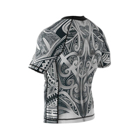 Rashguard à manches courtes de haute qualité MMA BJJ unisexe, tissu antidérapant à séchage rapide pour l'entraînement au grappling et aux arts martiaux