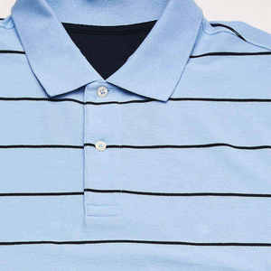 Polo homme slim fit uni à faible MOQ, design personnalisé, séchage rapide, 100 % coton, idéal pour l'été - Product Image 2