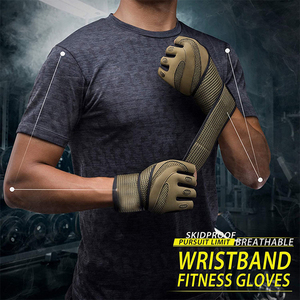 Imra Impex Breathable Non-Slip Gym Gloves for Women Men Polyester Workout Gloves Wrist Support for Weightlifting Sports Pakistan - Product Image 3