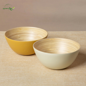 ชามไม้ไผ่แบบหมุนชามเสิร์ฟทำจากไม้ไผ่สำหรับบ้านและห้องครัวเครื่องใช้บนโต๊ะอาหารสุดหรูเป็นมิตรกับสิ่งแวดล้อม - Product Image 2