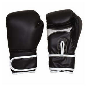 Gants de boxe professionnels respirants avec fermeture auto-agrippante pour l'entraînement, en cuir véritable, pour usage quotidien CP-BG-19 - Product Image 1