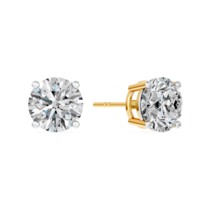Boucles d'oreilles en or massif 14K 9K 10K 18K avec diamants de laboratoire certifiés IGI, fabricant de bijoux fins éthiques RJC ODM OEM, vente en gros EA502068 - Product Image 2