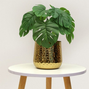 Vase à fleurs en métal doré, pot de fleurs vintage, vase décoratif floral pour la décoration de la maison, centre de table pour le salon - Product Image 5