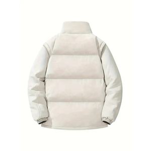 Nouvelle arrivée : veste matelassée pour homme, fermeture éclair intégrale, personnalisable OEM, look tendance et stylé, avec plusieurs poches. - Product Image 3