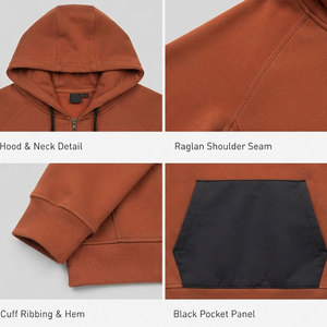 Sweat à capuche zippé pour homme à prix de gros, taille personnalisée, coupe ergonomique moderne, design tactique, respirant, service OEM - Product Image 5