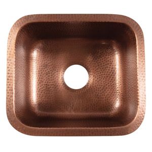 อ่างล้างจานทรงกลมทองแดงสไตล์ร่วมสมัย อ่างโลหะทนทานสำหรับใช้ในบ้าน - Product Image 3
