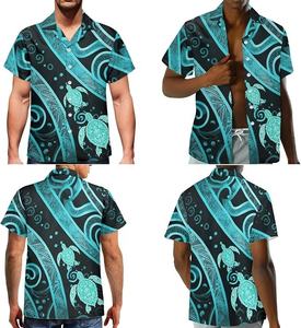 Vestidos Puletasi de Tonga, Vestido Polinesio con Hibisco, Talla Grande, Conjunto Personalizado de 2 Piezas, Vestido Puletasi Samoano, Venta al Por Mayor POD - Product Image 5