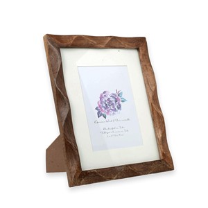 Cadre photo en bois de Sheesham sculpté, Art déco, luxe, vente en gros, Inde - Product Image 4