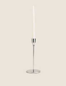 Candelabro de Metal Plateado de 3 Brazos, Portavelas de 32 cm de Alto y 31 cm de Ancho para Decoración de Bodas y Hogar - Product Image 3