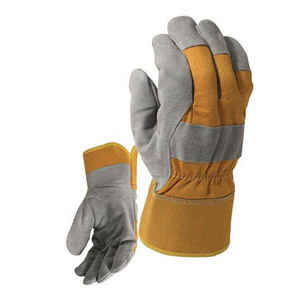 Outdoor & Industrial Rigger Gloves, Leather With Anti-Slip Coating, Durable Protective Work Hand Wear - Product Image 3