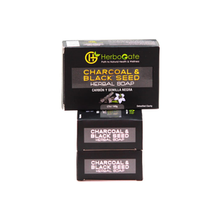 Savon au charbon naturel et aux graines noires pour le visage et le corps : Nettoyage, hydratation et soutien pour une peau saine - Product Image 4