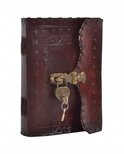 Customizable 200-Page A3 <b>Daily</b> <b>Planner</b> <b>Notebook</b> Lock Leather Cover 120 Soft Paper Sheets Custom Color Handmade School - Product Image 2