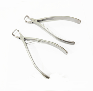 Samroz - Juego de Instrumentos Quirúrgicos Dentales Manuales de 5.5 Pulgadas (14 cm), Aprobados por la CE, Alicates para Extraer Coronas, Izquierdo y Derecho, de Acero Inoxidable - Product Image 4