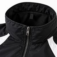 Survêtement athlétique en nylon pour hommes, respirant, coupe-vent, veste et pantalon, fournisseur de vêtements de sport personnalisés OEM ODM