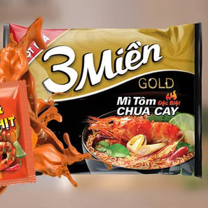 Mejor Precio, Alta Calidad, Gran Venta: Fideos Salteados con 3 Especias, Cebollín Frito y Salsa de Ajo, Marca Vietnamita, 75g a Granel - Product Image 1