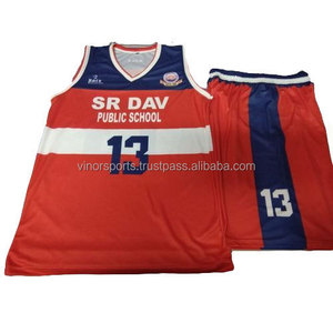 Vente en gros d'uniforme de basket-ball personnalisé pas cher à sublimation réversible jeunesse avec le meilleur dernier design de maillot de basket-ball - Product Image 2