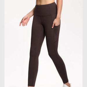 Leggings de yoga acampanados de cintura alta con estampado y control de abdomen para mujer - Pantalones largos de Spandex/Nylon con corte de campana - Product Image 6