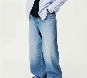 Pantalons en jean ajustés pour hommes, pantalons en denim décontractés pour le streetwear et les voyages - Product Image 4