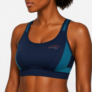 Soutien-gorge de sport personnalisé pour femme, maintien élevé, respirant, rembourré, extensible, pour la course, l'entraînement, le fitness, la gym, vente en gros, service OEM - Product Image 4