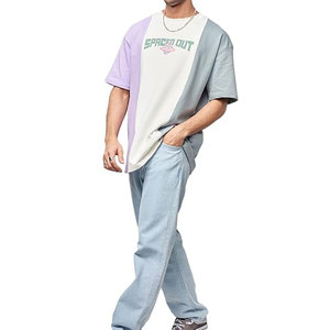 เสื้อยืดคอกลมสำหรับผู้ชายผ้าฝ้าย100% ลำลอง220กรัมลายทึบพิมพ์ลายกราฟิกสำหรับสตรีทแวร์แบบสั่งทำและขายส่ง - Product Image 2