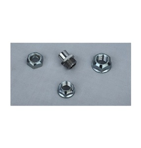 Tuerca de brida de husillo de acero inoxidable automotriz industrial personalizada pulida/recubierta de zinc con acabado chapado a precio competitivo - Product Image 1
