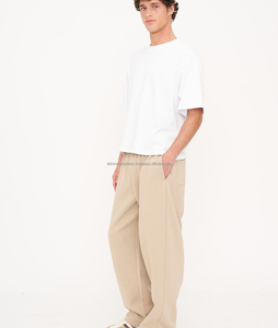Men's <b>Oversized</b> Custom Made Baggy Style <b>Joggers</b> With Custom Style And Colors In Fleece Heavy GSM Low MOQ - Product Image 5