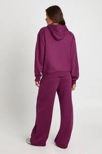 Ensemble de survêtement de sport personnalisé pour femme, 2 pièces : sweat à capuche zippé oversize et pantalon de jogging à taille élastique - Product Image 6