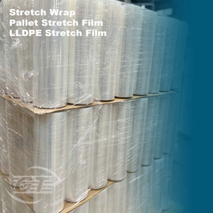 GIATHAN High Elasticity Moisture Proof Transparent Hand <b>Wrap</b> Film-500mm LLDPE Cast Stretch Roll <b>for</b> <b>Pallet</b> Packing - Product Image 4