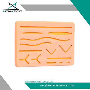 Coussin de pratique de suture manuelle réutilisable de haute qualité, reproduisant fidèlement la structure anatomique des tissus humains pour les étudiants en médecine - Product Image 6