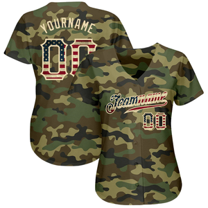 Maillot de baseball camouflage pour homme, chemise d'équipe à boutons, uniforme de performance athlétique pour entraînement et match, vêtement de sport léger - Product Image 1