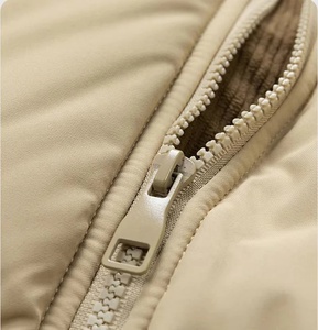 Chaqueta de invierno para hombre, con capucha, diseño de bloques de color, transpirable, cierre de cremallera, ajuste holgado, gruesa, cálida, informal, para exterior - Product Image 5