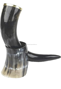 Cuerno para beber barato hecho a mano | Cuerno para beber de cerveza medieval vikingo natural 100% - Product Image 3