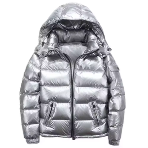 <b>Men</b> Hooded Lightweight Bubble <b>Jacket</b> Waterproof Quick Dry Breathable Warm Quilted Full Zip Casual Winter Outdoor Regular Fit - Product Image 4