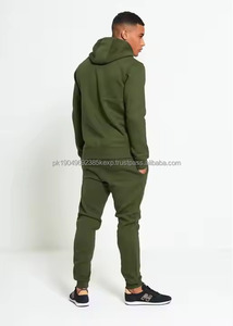 Ensemble de survêtement pour homme grande taille personnalisé 2025, léger, avec capuche, jogging pour les sports d'hiver, motif uni, écologique - Product Image 5