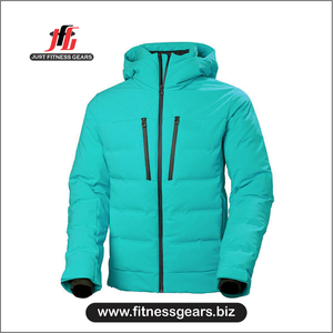 Unisex Winter Windproof Hooded Puffer <b>Jacket</b> with Down Filled Polyester/Cotton Blend Two Front Pockets <b>Packable</b> Design - Product Image 6