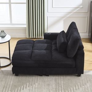 UNITED WE WIN Oversized Chaise Lounge <b>Chair</b> Cozy Cloud Couch Convenient <b>Sleeper</b> Sofa Bed - Product Image 5