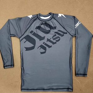 Camiseta de Compresión Rashguard de Manga Larga para Hombre, Diseño Personalizado, 100% Poliéster, Calidad Premium, Servicio OEM, Impresión por Transferencia de Calor - Product Image 2