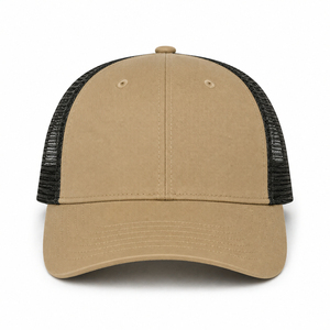 Gorras Trucker de Malla Estructuradas de Sarga de Algodón con Cierre Ajustable, Gorras de Béisbol Transpirables con Visera Curva para Deportes al Aire Libre - Product Image 4