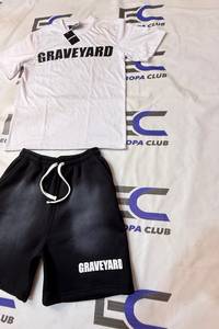 Ensemble T-shirt et short pour homme, streetwear d'été, décontracté, 2 pièces, respirant, en coton, imprimé en sérigraphie - Product Image 4