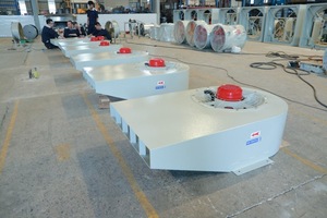 Ventilateur centrifuge blanc Jetfan 250 ° C-300 ° Extracteur de fumée OEM pour sous-sol JET PL-C-85-4 avec ventilateur à flux mixte en acier CT3 - Product Image 5