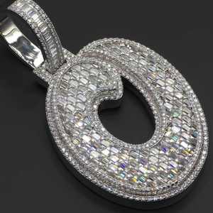 <b>Iced</b> Out Moissanite <b>Ring</b> Oval Cut Bridal Jewelry Double Row Sparkling Band for Women Party Wear - Product Image 1