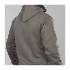 Sweat à capuche technique brodé vintage surdimensionné pour homme en velours lâche épais 230 grammes, personnalisable - Product Image 4