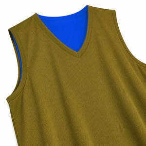 Hot Selling High Quality Custom Comfortable Basketball Jersey Breathable 100 Percent Polyester Quick Dry Adjustable Strap Short - Product Image 2