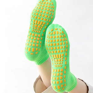 Custom Disposable Non-Slip <b>Trampoline</b> Grip Men's 100% Cotton Anti-Bacterial Quick Dry Spring Sports Socks - Product Image 2