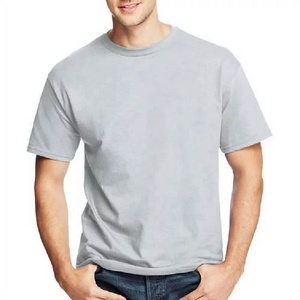 T-shirts pour hommes 100 % coton de haute qualité, grandes tailles, personnalisables, effet délavé, motif uni, tissu tricoté 200 grammes, vente en gros - Product Image 1