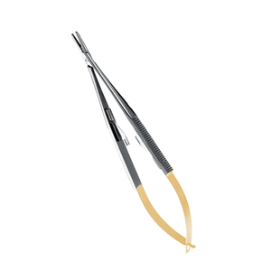 Porte-aiguille droit Castro Perma Sharp 14 cm, instrument chirurgical dentaire en acier inoxydable, kit de microchirurgie de précision pour sutures - Product Image 3