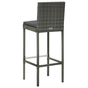 Ensemble de 2 tabourets de bar gris - Product Image 6