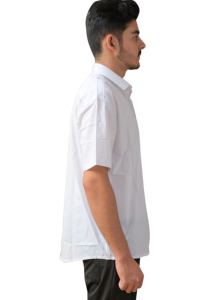 Camisa de Vestir Casual y Formal para Hombre, 100% Algodón, Tejido Twill Transpirable, Estampado Primaveral, Cuello Mao, Botón Único, ODM - Product Image 6
