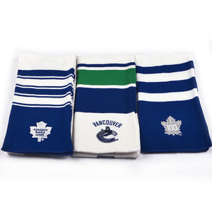 Écharpe longue en coton tricoté personnalisée OEM ODM pour club de football masculin, toutes tailles, durable et coupe-vent pour les équipes de ligues traditionnelles - Product Image 3